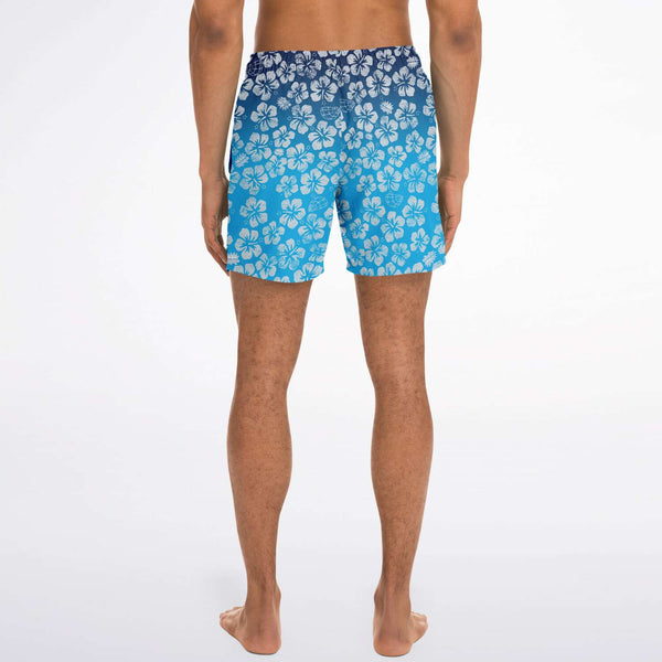 Alaska Libertarian Hawaiian Adult Swim Trunks - With Igloos and Porcupines - Proud Libertarian - Alaska Libertarian Party