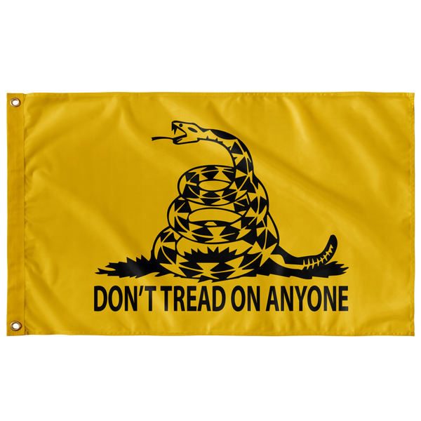 Don't Tread on Anyone Single Sided Flag - Proud Libertarian - Proud Libertarian