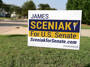 James Sceniak for Indiana Yard Sign #51 18