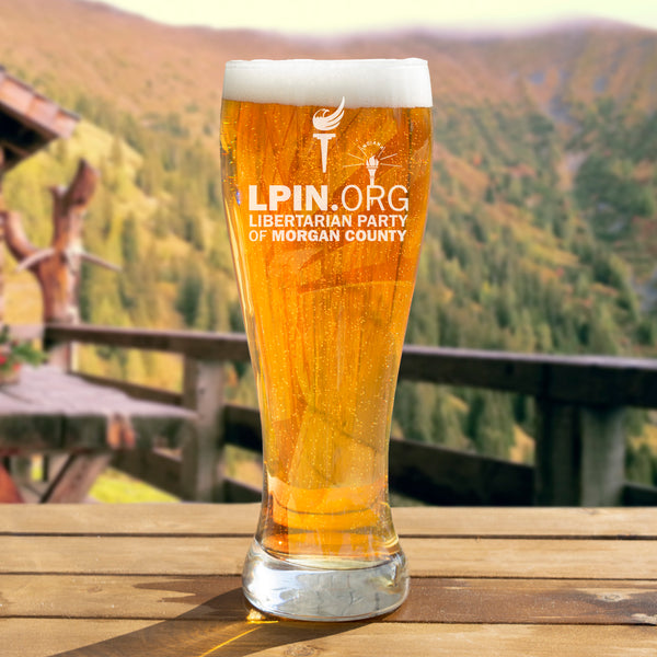 LP Indiana Morgan County Pilsner - Proud Libertarian - Libertarian Party of Indiana - Morgan County