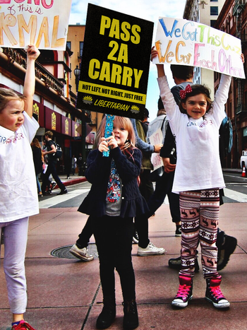Pass 2A Carry - Profits for Protests Youth Sign (18