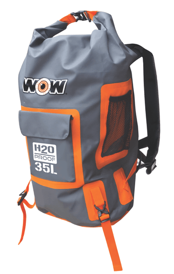 WOW Sports H2O Proof Dry Backpack in Orange with Adjustable Strap (18-5110O) by Jupiter Gear - Proud Libertarian - Jupiter Gear