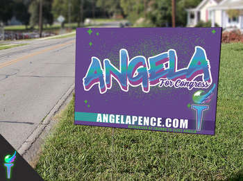 Angela Pence for Congress Yard Sign 18