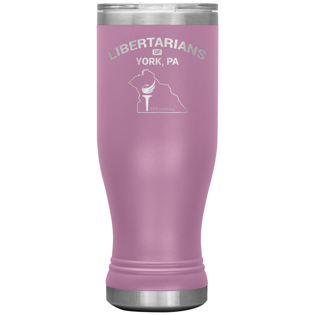 Libertarians of York PA Vaccuum Tumbler - Proud Libertarian - Libertarian Party of Pennsylvania - York