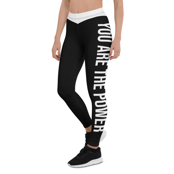 You are the Power Ladies Leggings - Proud Libertarian - You Are the Power