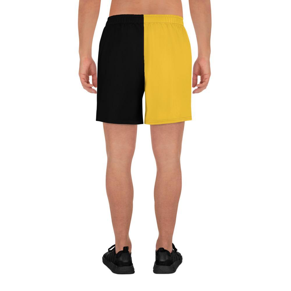 Ancap Porcupine Men's Athletic Long Shorts - Proud Libertarian - Proud Libertarian