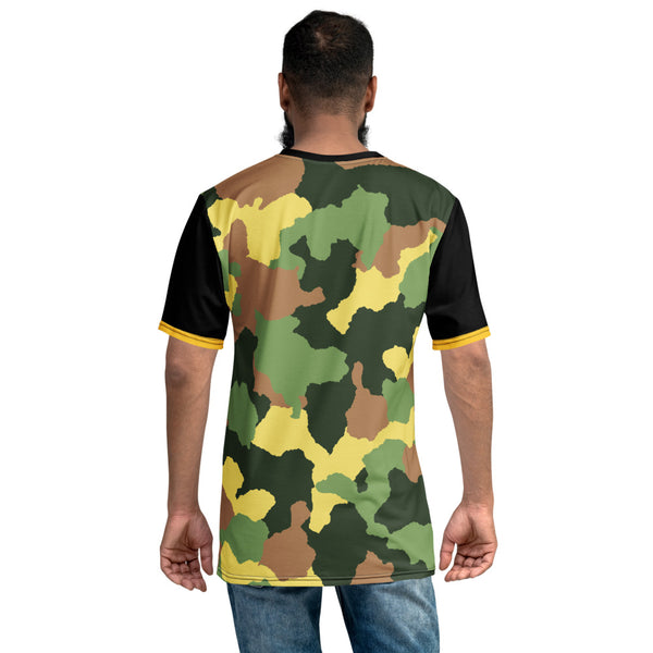 Say No to the Murder Cult Anti-war Ringer Tee Men's Camo T-shirt - Proud Libertarian - Proud Libertarian