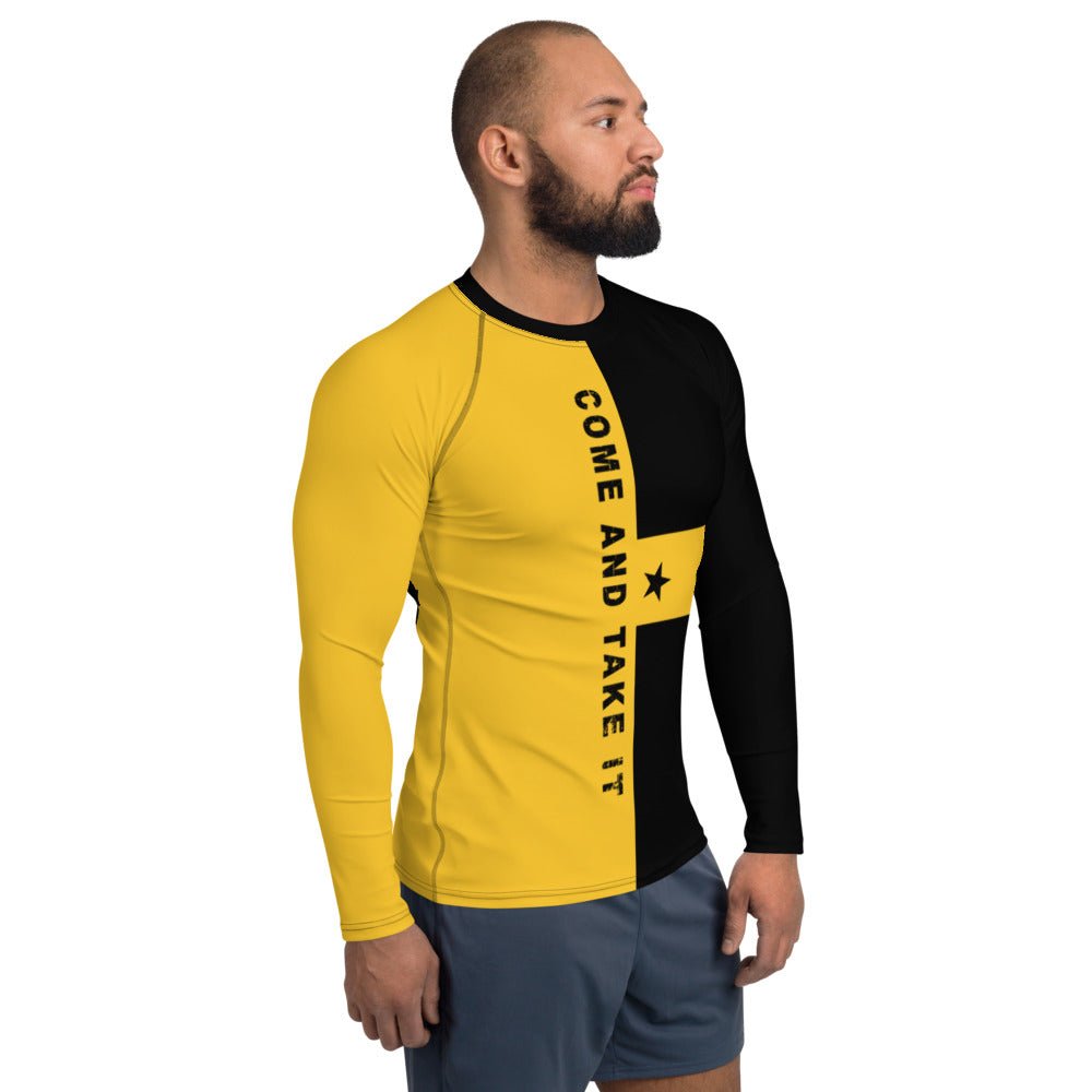 Come and Take It AR-15 Men's Rash Guard - Proud Libertarian - Libertarian Frontier