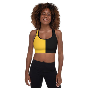 Ancap Porcupine Padded Sports Bra - Proud Libertarian - Proud Libertarian