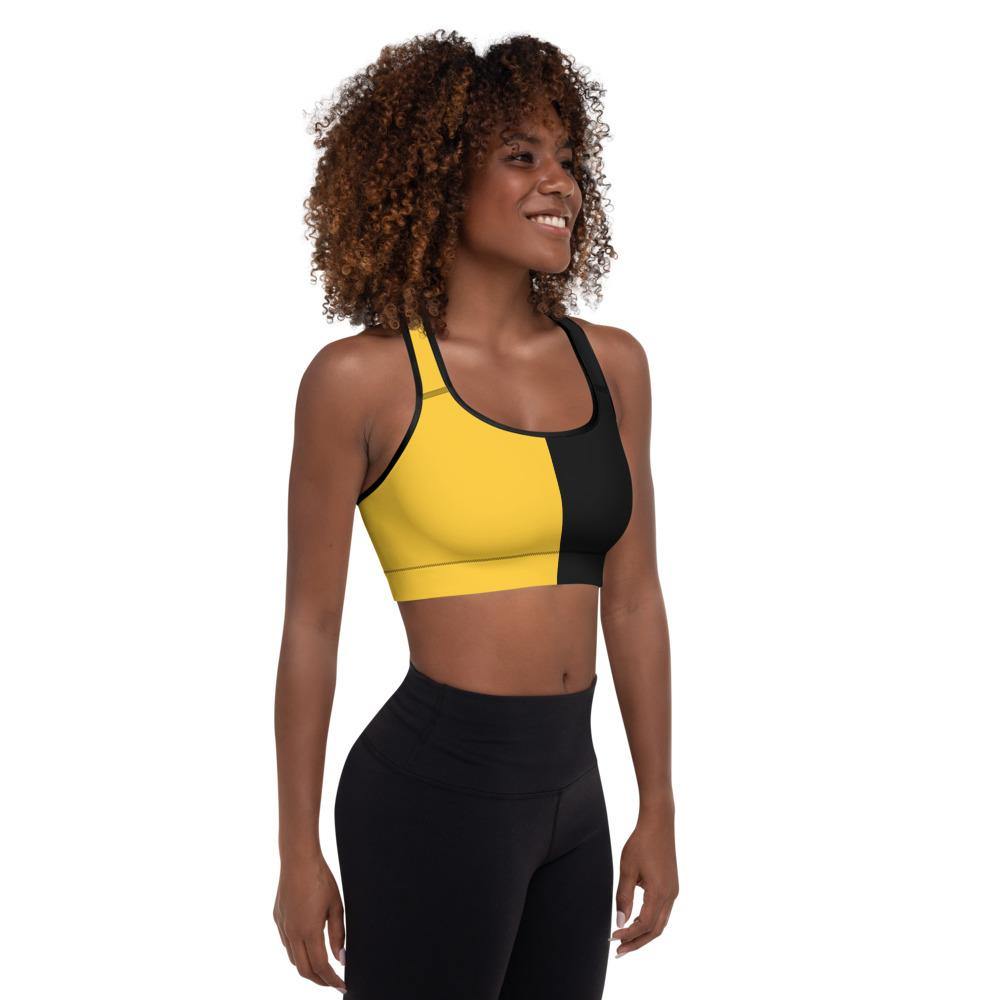 Ancap Porcupine Padded Sports Bra - Proud Libertarian - Proud Libertarian