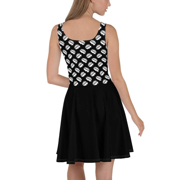 Black Porcupine Skater Dress - Proud Libertarian - Proud Libertarian