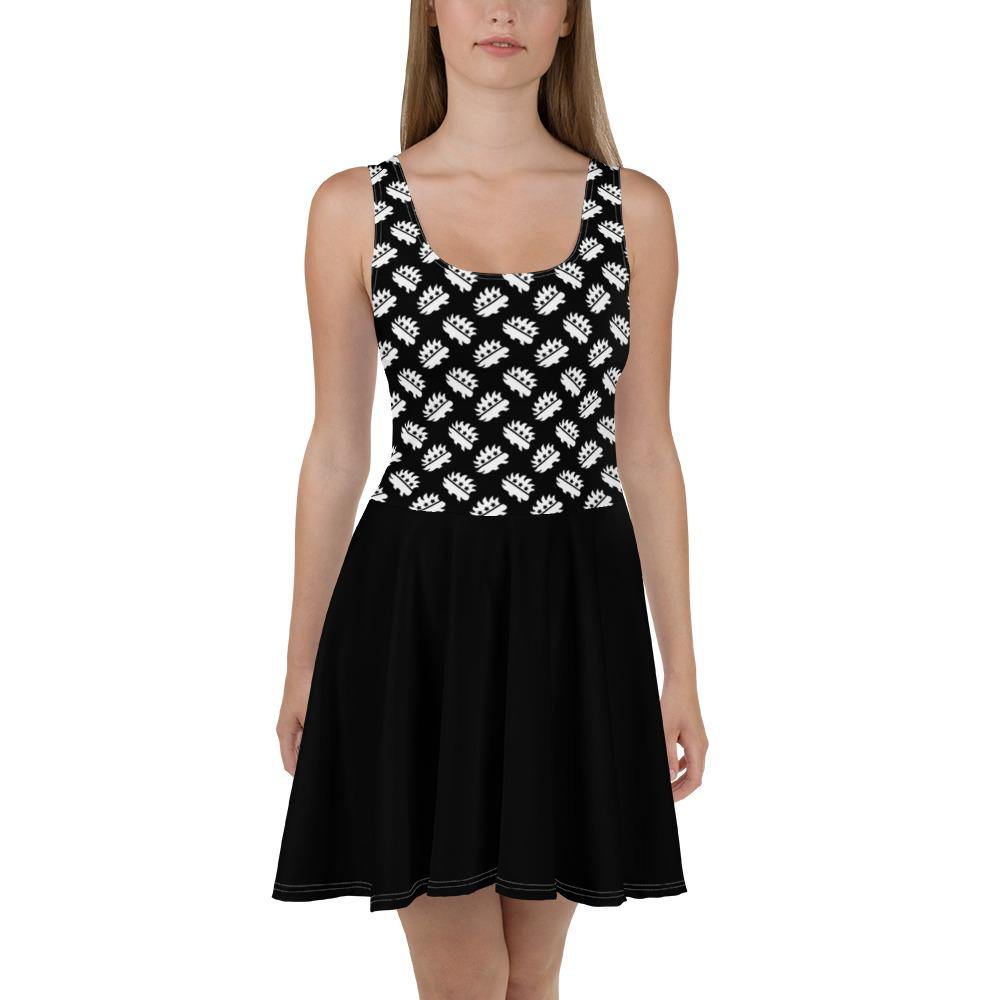 Black Porcupine Skater Dress - Proud Libertarian - Proud Libertarian