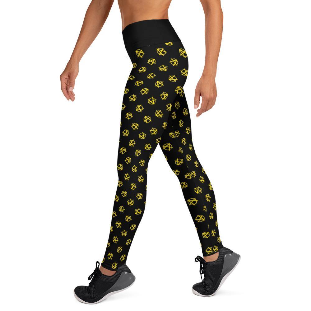 Ancap Anarchy Yoga Leggings - Proud Libertarian - Libertarian Frontier