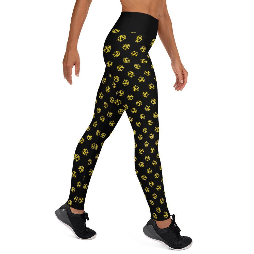 Ancap Anarchy Yoga Leggings - Proud Libertarian - Libertarian Frontier