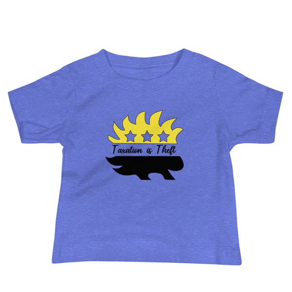 Taxation is Theft Porcupine Baby Jersey Short Sleeve Tee - Proud Libertarian - Rachael Revolution