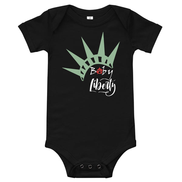 Baby Liberty Baby short sleeve one piece - Proud Libertarian - Rachael Revolution