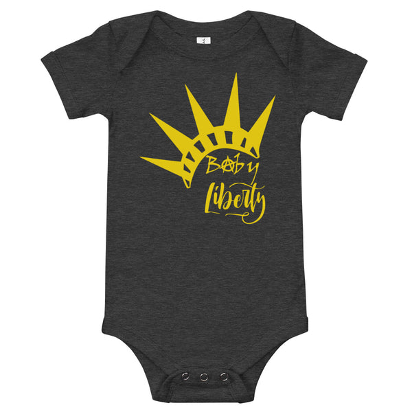 Baby Liberty Baby short sleeve one piece - Proud Libertarian - Rachael Revolution