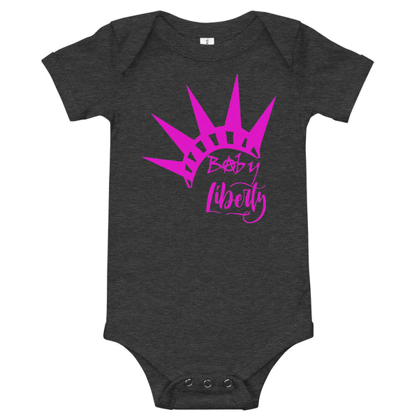 Baby Liberty Baby short sleeve one piece - Proud Libertarian - Rachael Revolution