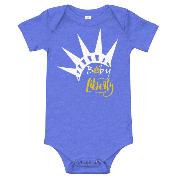 Baby Liberty Baby short sleeve one piece - Proud Libertarian - Rachael Revolution