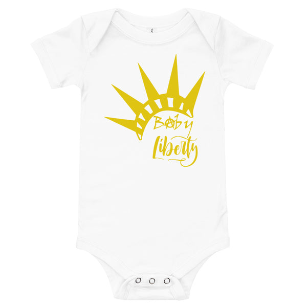 Baby Liberty Baby short sleeve one piece - Proud Libertarian - Rachael Revolution