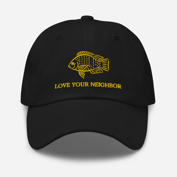 Love your Neighbor Dad hat - Proud Libertarian - Owluntaryist