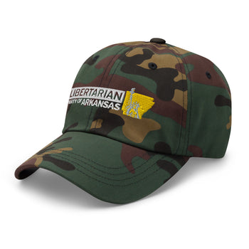 LP Arkansas Dad hat - Proud Libertarian - Libertarian Party of Arkansas