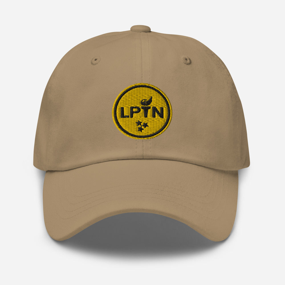 LPTN (Gold) Dad hat - Proud Libertarian - Libertarian Party of Tennessee