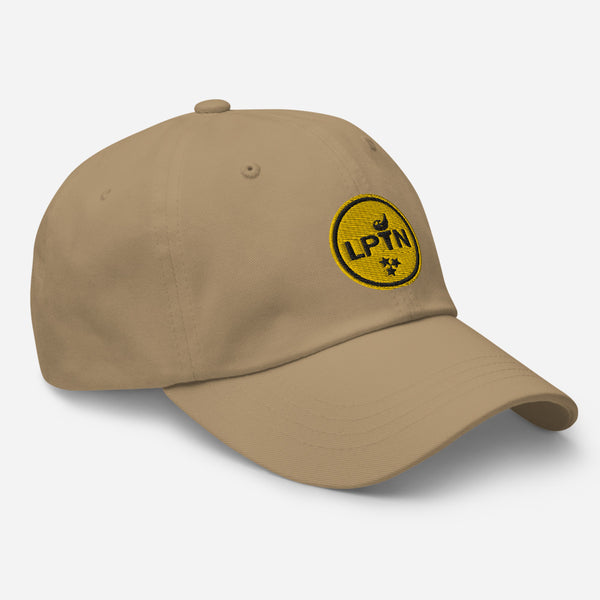 LPTN (Gold) Dad hat - Proud Libertarian - Libertarian Party of Tennessee