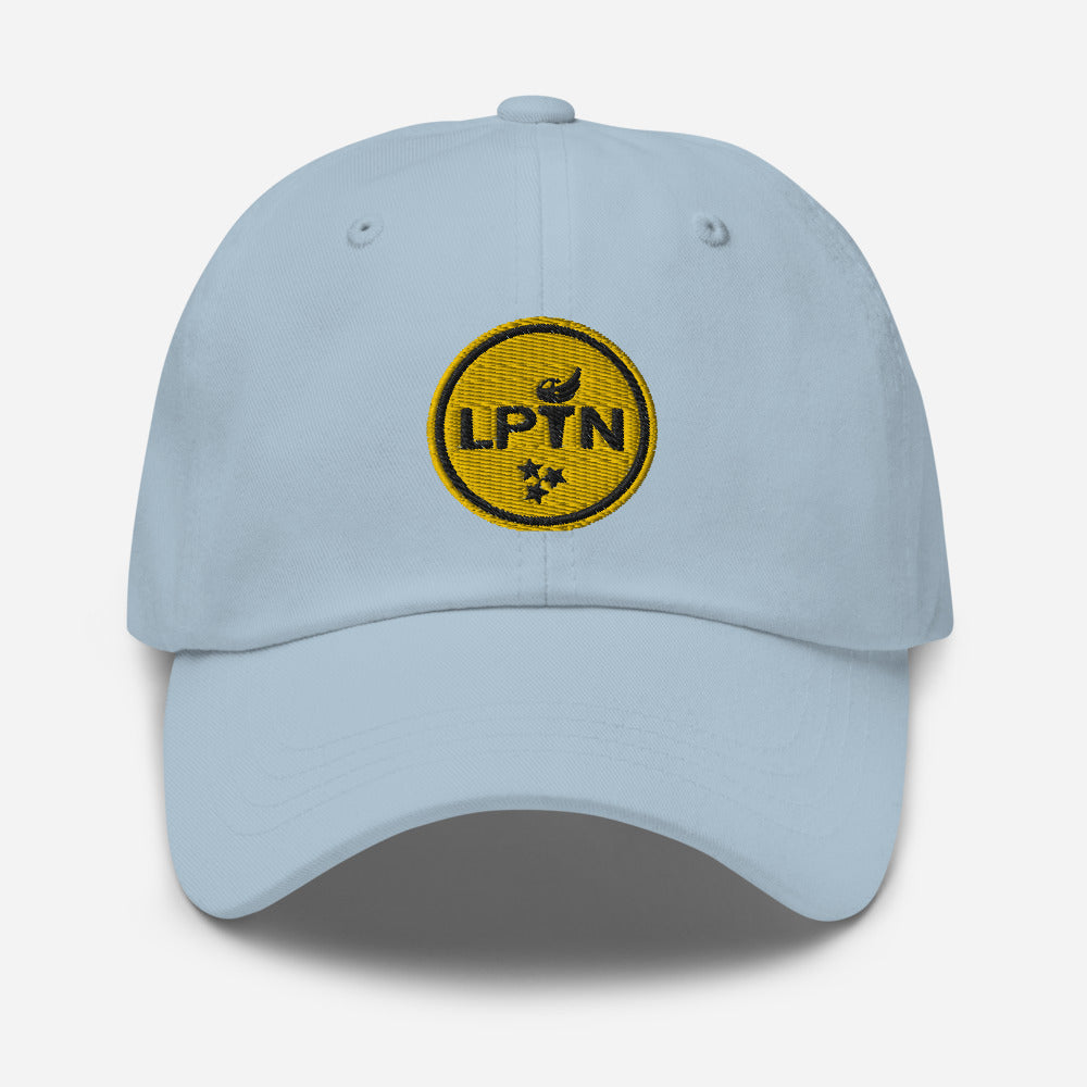 LPTN (Gold) Dad hat - Proud Libertarian - Libertarian Party of Tennessee