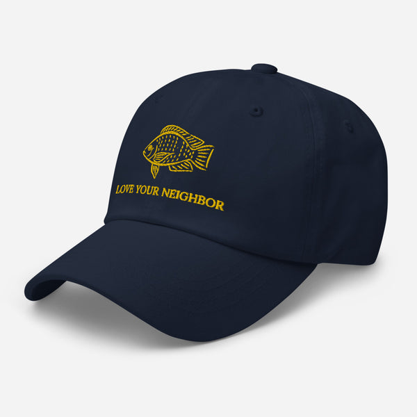 Love your Neighbor Dad hat - Proud Libertarian - Owluntaryist