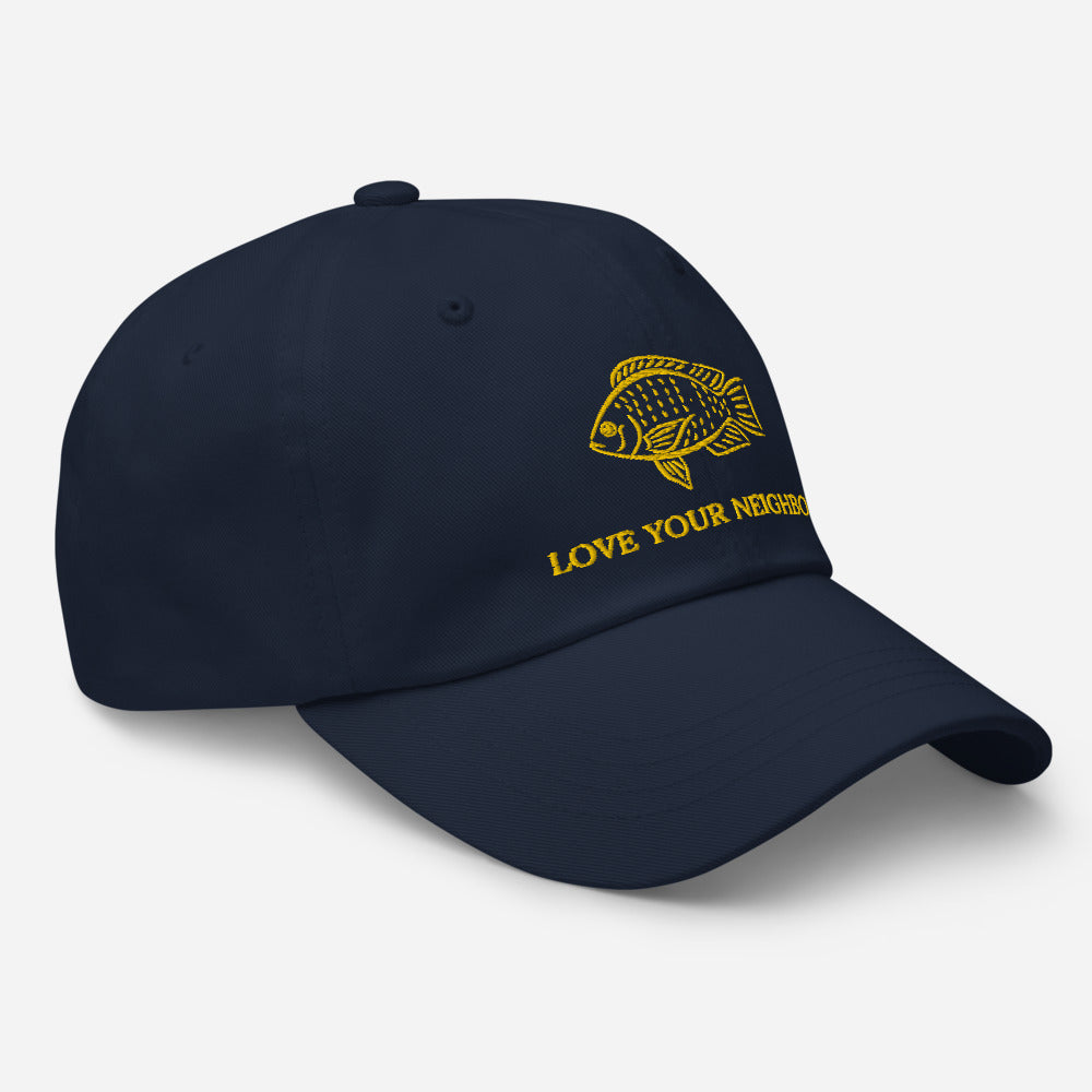 Love your Neighbor Dad hat - Proud Libertarian - Owluntaryist