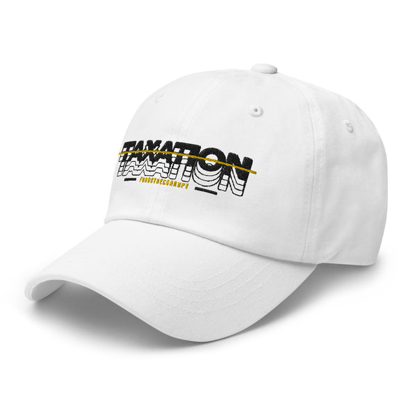 Taxation Funds the Corrupt Dad hat - Proud Libertarian - Proud Libertarian