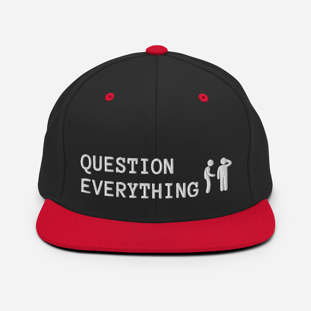 Question Everything Snapback Hat - Proud Libertarian - The Brian Nichols Show