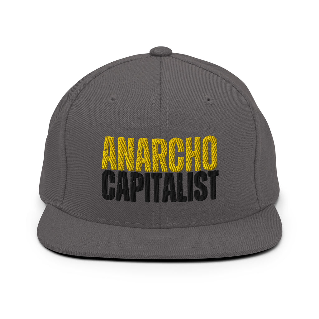 Anarchocapitalist Snapback Hat - Proud Libertarian - NewStoics