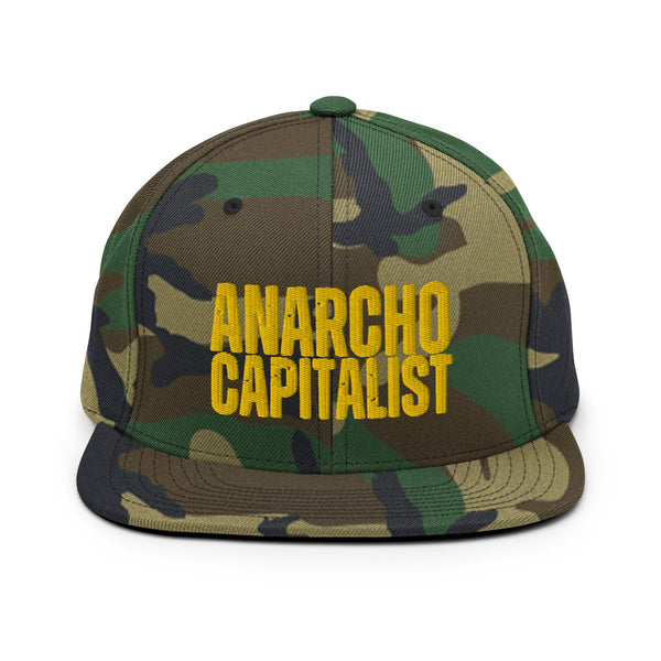 Anarchocapitalist Snapback Hat - Proud Libertarian - NewStoics