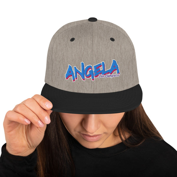 Angela For Congress Snapback Hat - Proud Libertarian - Angela Pence