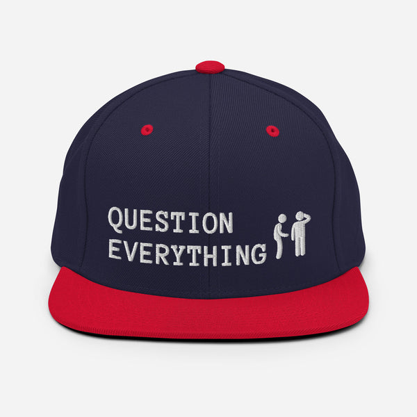 Question Everything Snapback Hat - Proud Libertarian - The Brian Nichols Show