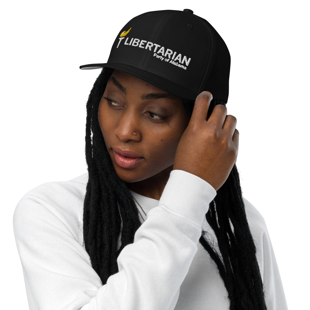 Libertarian Party of Alabama Closed-back trucker cap - Proud Libertarian - Libertarian Party of Alabama