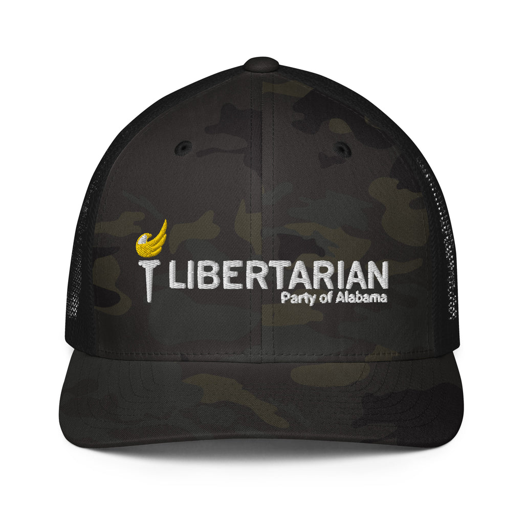 Libertarian Party of Alabama Closed-back trucker cap - Proud Libertarian - Libertarian Party of Alabama