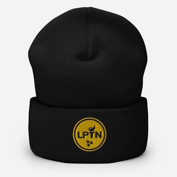 LPTN (Gold) Cuffed Beanie - Proud Libertarian - Libertarian Party of Tennessee