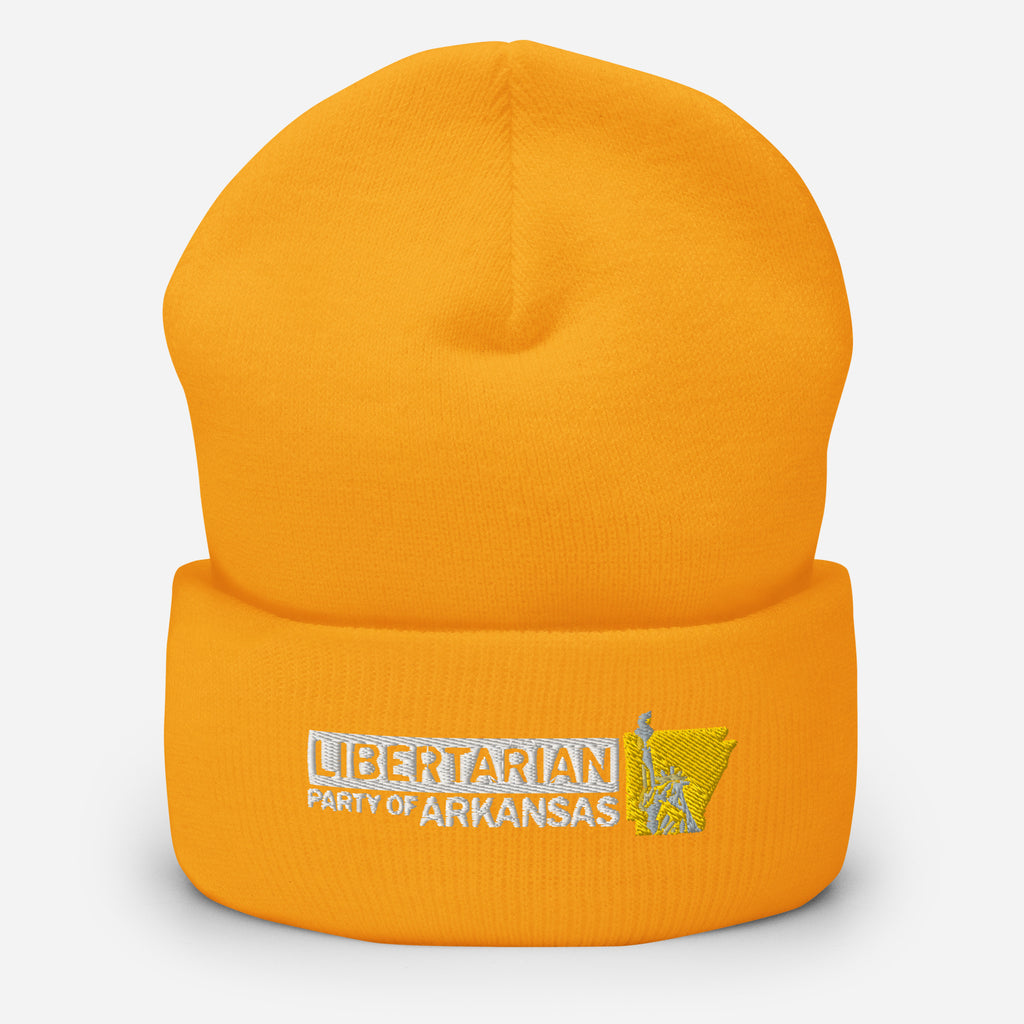 LP Arkansas Cuffed Beanie - Proud Libertarian - Libertarian Party of Arkansas