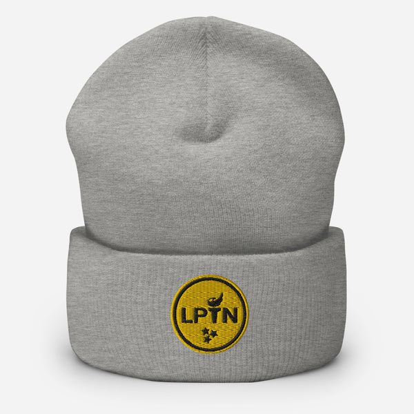 LPTN (Gold) Cuffed Beanie - Proud Libertarian - Libertarian Party of Tennessee