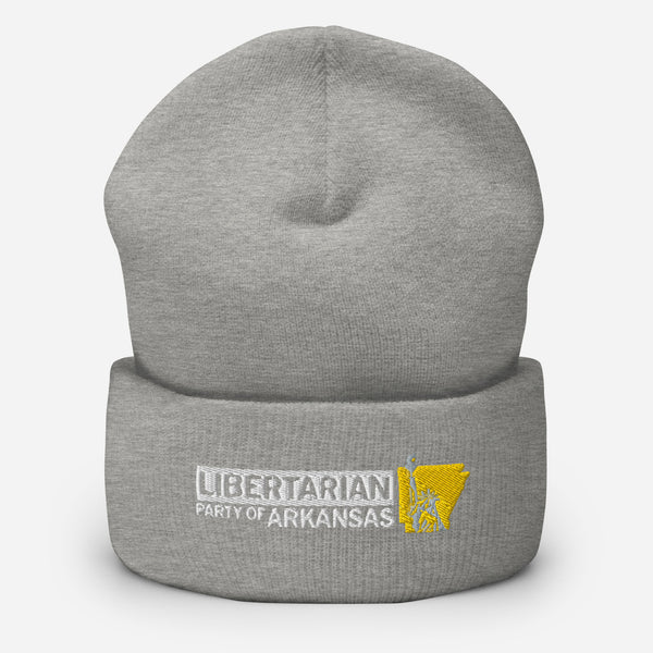 LP Arkansas Cuffed Beanie - Proud Libertarian - Libertarian Party of Arkansas