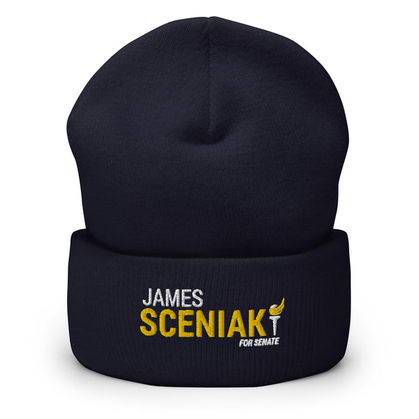 Sceniak for Senate Cuffed Beanie - Proud Libertarian - Sceniak for Senate