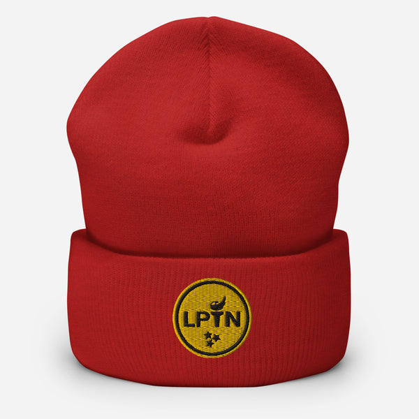 LPTN (Gold) Cuffed Beanie - Proud Libertarian - Libertarian Party of Tennessee