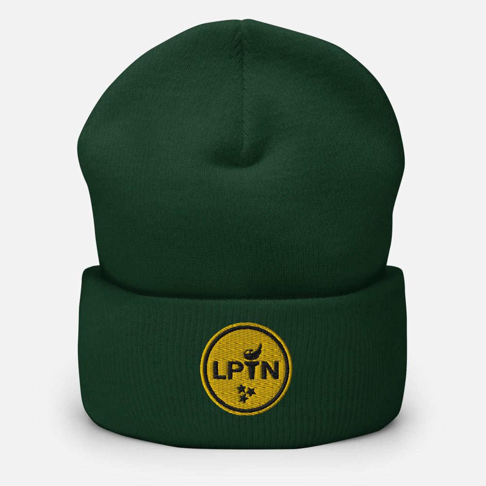 LPTN (Gold) Cuffed Beanie - Proud Libertarian - Libertarian Party of Tennessee