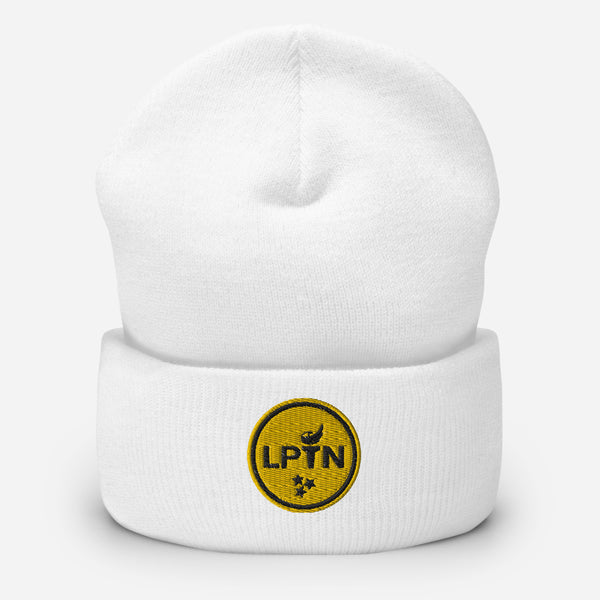 LPTN (Gold) Cuffed Beanie - Proud Libertarian - Libertarian Party of Tennessee