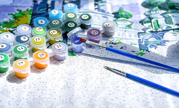 Cute Hedgehog - Premium Paint By Numbers Kit by Paint with Number - Proud Libertarian - Paint with Number