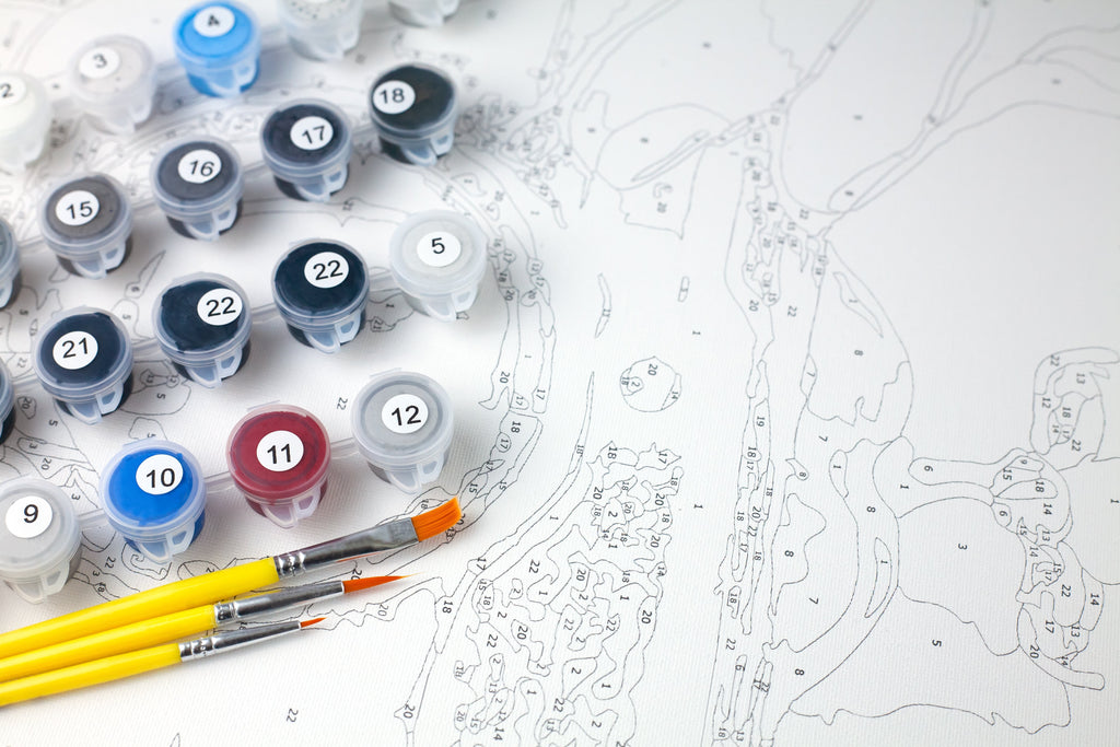 Cute Hedgehog - Premium Paint By Numbers Kit by Paint with Number - Proud Libertarian - Paint with Number