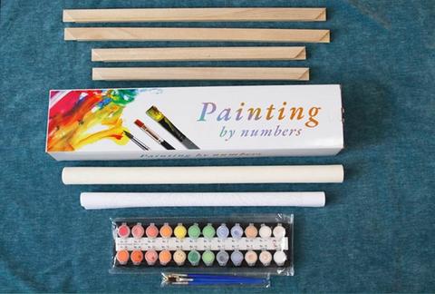 Cute Hedgehog - Premium Paint By Numbers Kit by Paint with Number - Proud Libertarian - Paint with Number